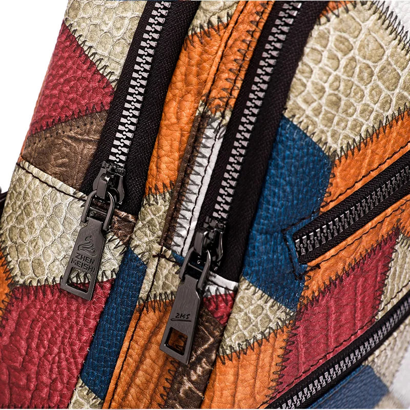 Bolsa de Ombro Colorê - Luxuosa Feita com Couro de Plutônio